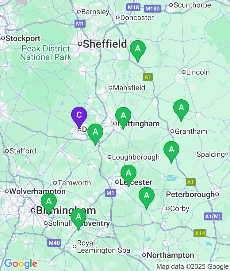Derby Available Airport Options
